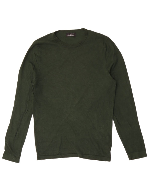 Zara Homme Top Manches Longues Petit Vert