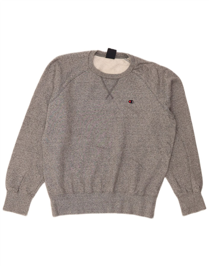 Champion Sweat-shirt pour femme UK 44 Gris moyen chiné en coton