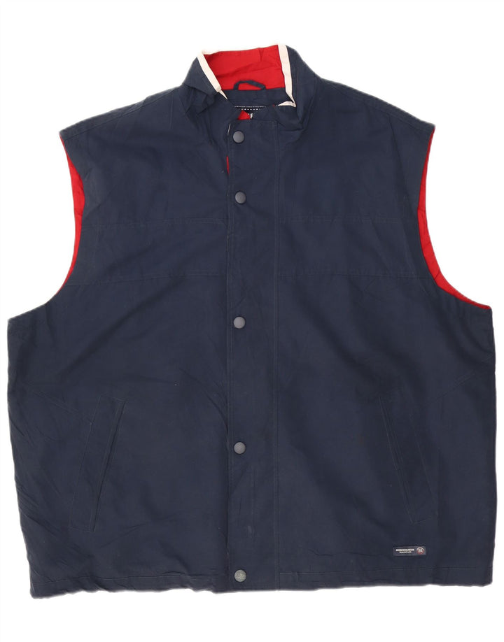 Wampum Gilet Homme UK 48 5XL Bleu Marine Polyester