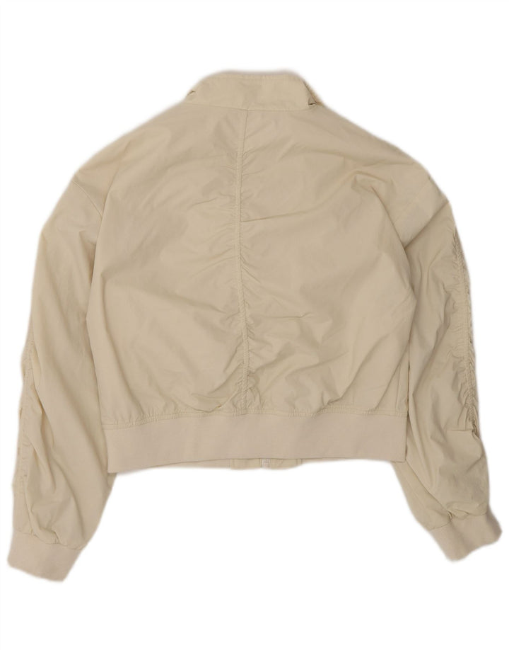 Marks & Spencer Veste Bomber Courte Fille 11-12 ans Beige Polyester