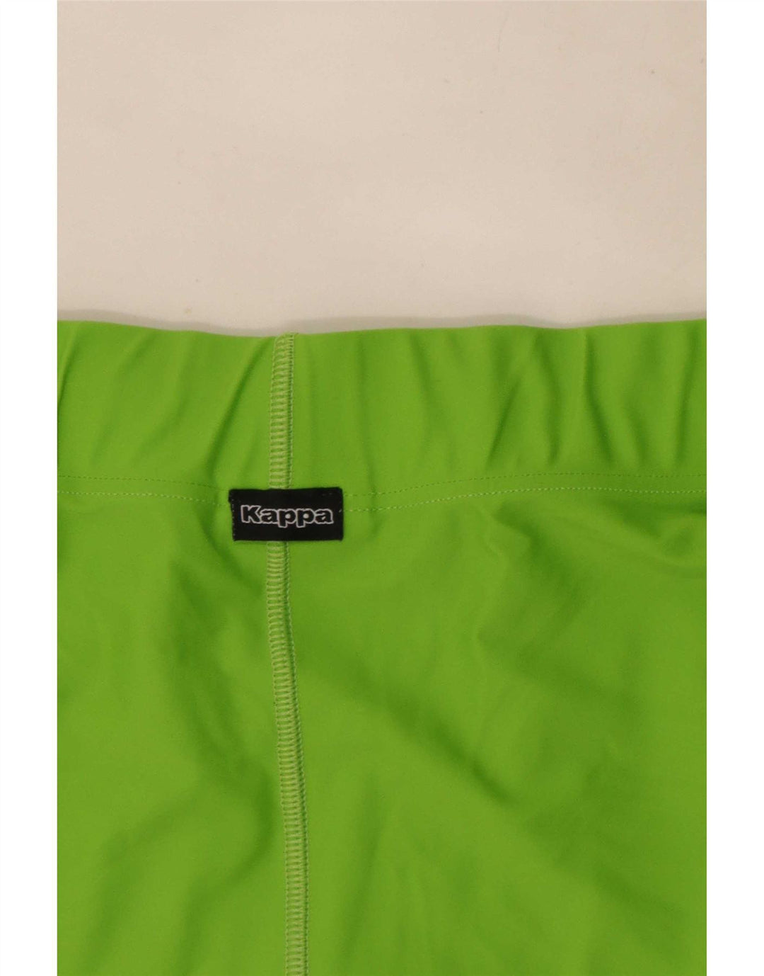 Kappa Short de sport pour femme UK 10 Small Vert Polyamide