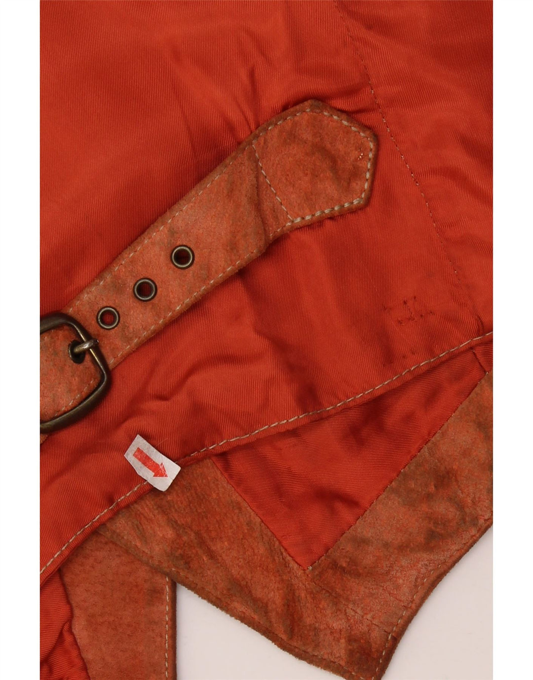 gilet en daim vintage pour homme petit cuir marron