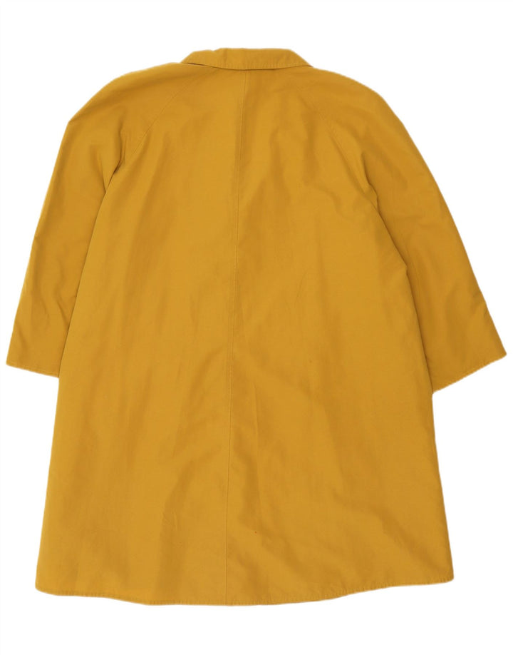 Marina Rinaldi Manteau surdimensionné pour femme Taille 17 Petit Polyester Jaune