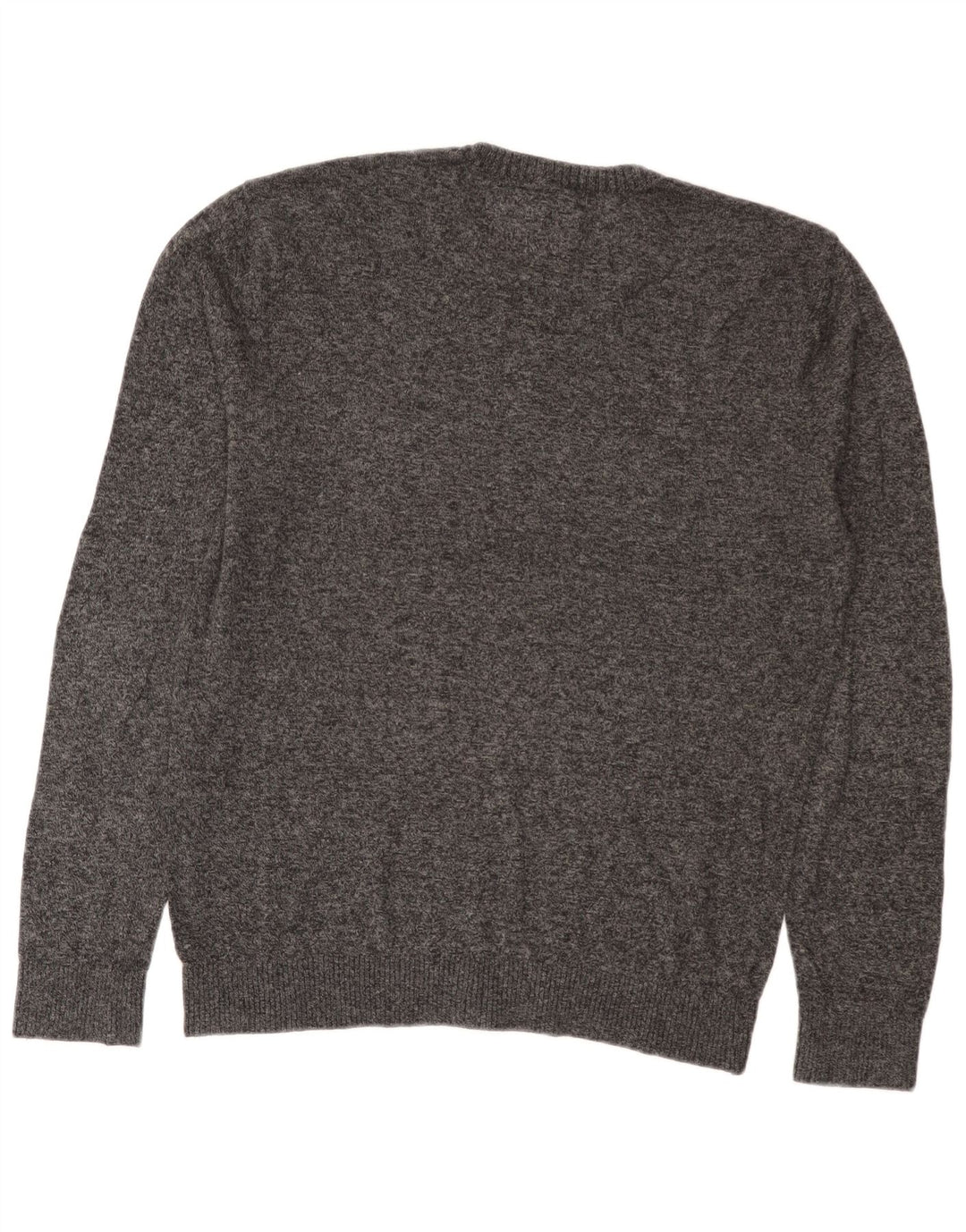 Hollister Pull ras du cou pour homme, grand, gris moucheté
