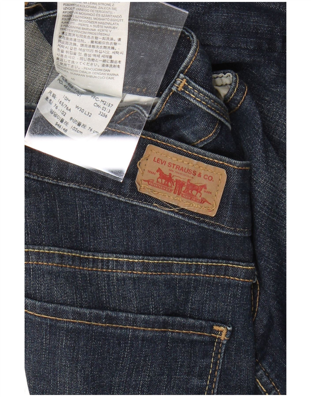 LEVI'S Jean skinny crop legging femme W30 L26 coton bleu