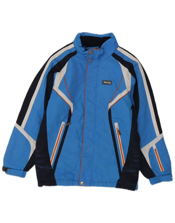Brugi Veste de Ski Garçon 11-12 Ans Bleu Colorblock Polyamide