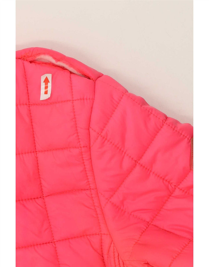 Superdry Veste matelassée matelassée pour femme UK 14 Rose moyen Polyester Sports