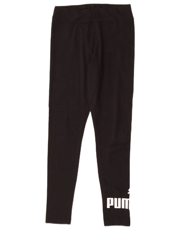 Puma Legging graphique pour femme UK 42 Medium Noir Coton Sports