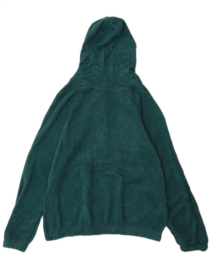 Eddie Bauer Pull à col boutonné pour femme UK 14 Vert moyen Polyester