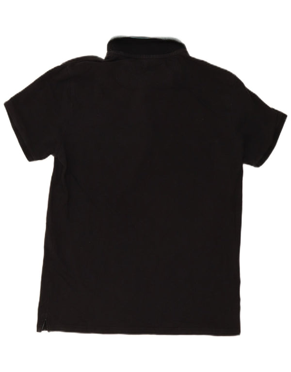 Champion Polo Homme Rayé Noir Moyen