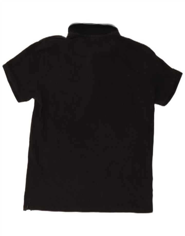 Champion Polo Homme Rayé Noir Moyen