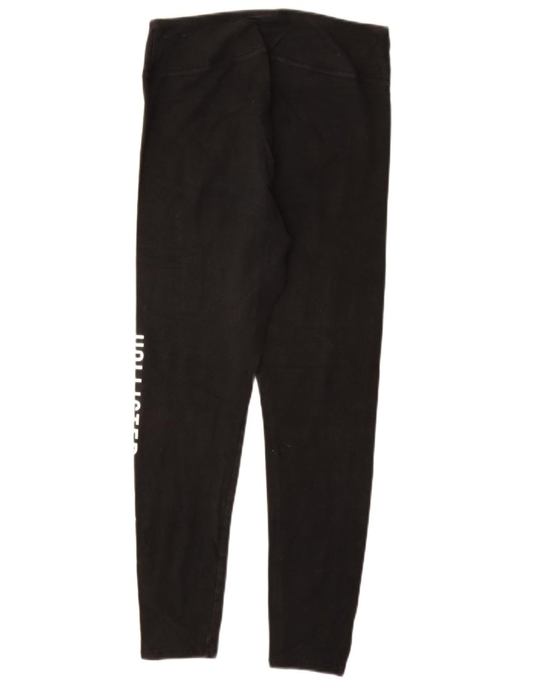 HOLLISTER Legging graphique pour femme UK 14 Large Noir Coton
