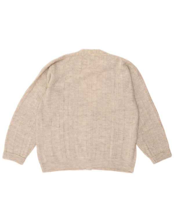 Islande Cardigan Pull Homme IT 54 XL Beige Géométrique
