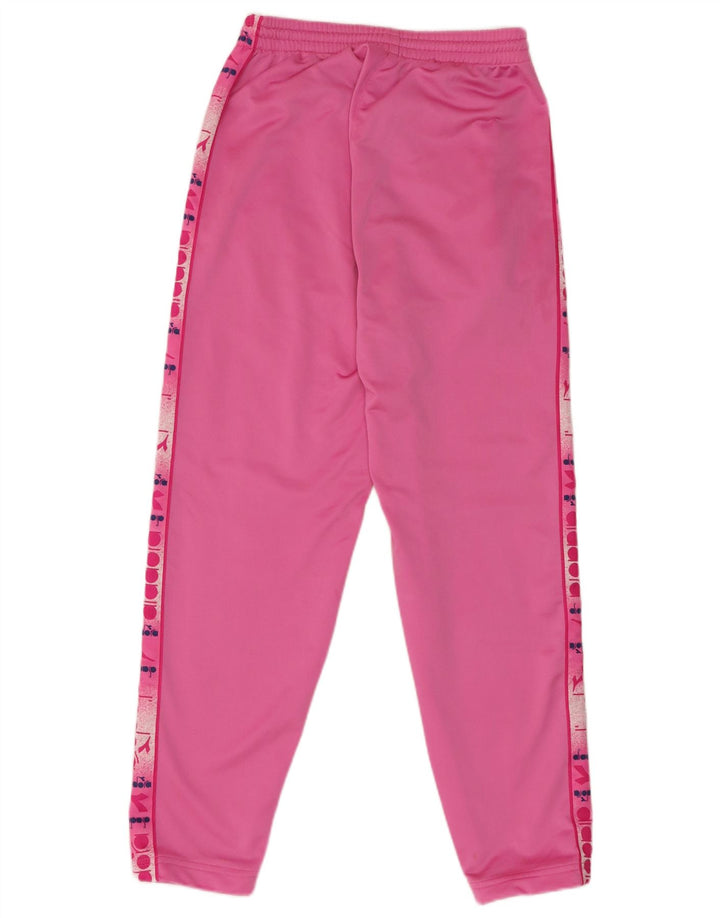 Diadora Pantalon de survêtement graphique pour femme UK 14 Rose moyen