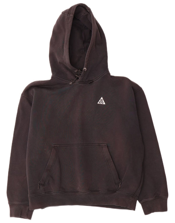 Adidas Pull à capuche coupe ample Therma-Fit pour homme en coton noir moyen