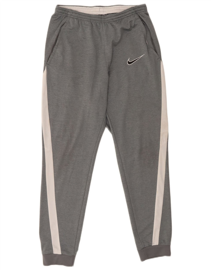 Nike Pantalon de Survêtement Dri Fit Homme Gris Moyen Colorblock