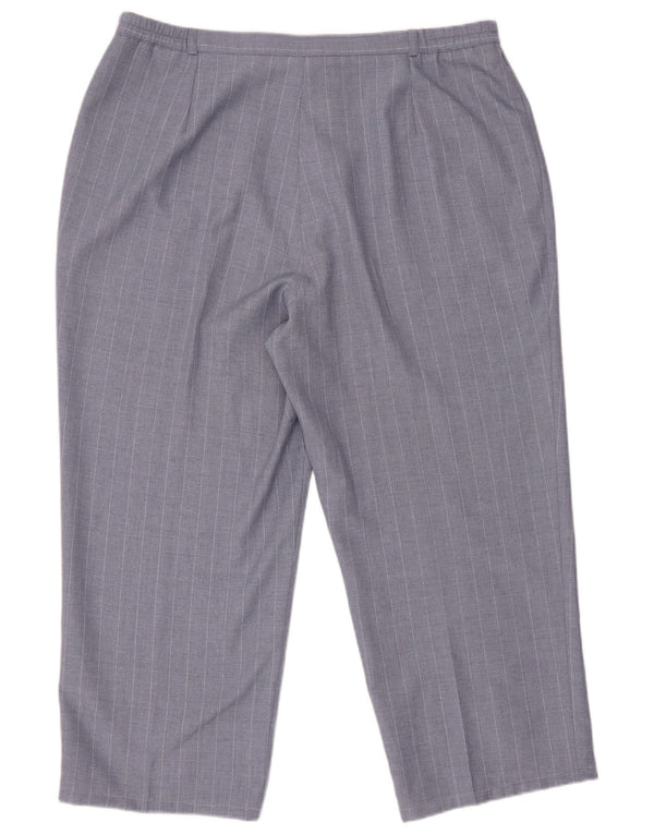 ST. BERNARD Pantalon court taille haute pour femme UK 20 2XL W34 L24 Bleu