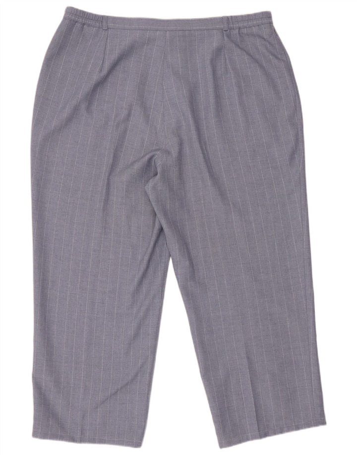 ST. BERNARD Pantalon court taille haute pour femme UK 20 2XL W34 L24 Bleu