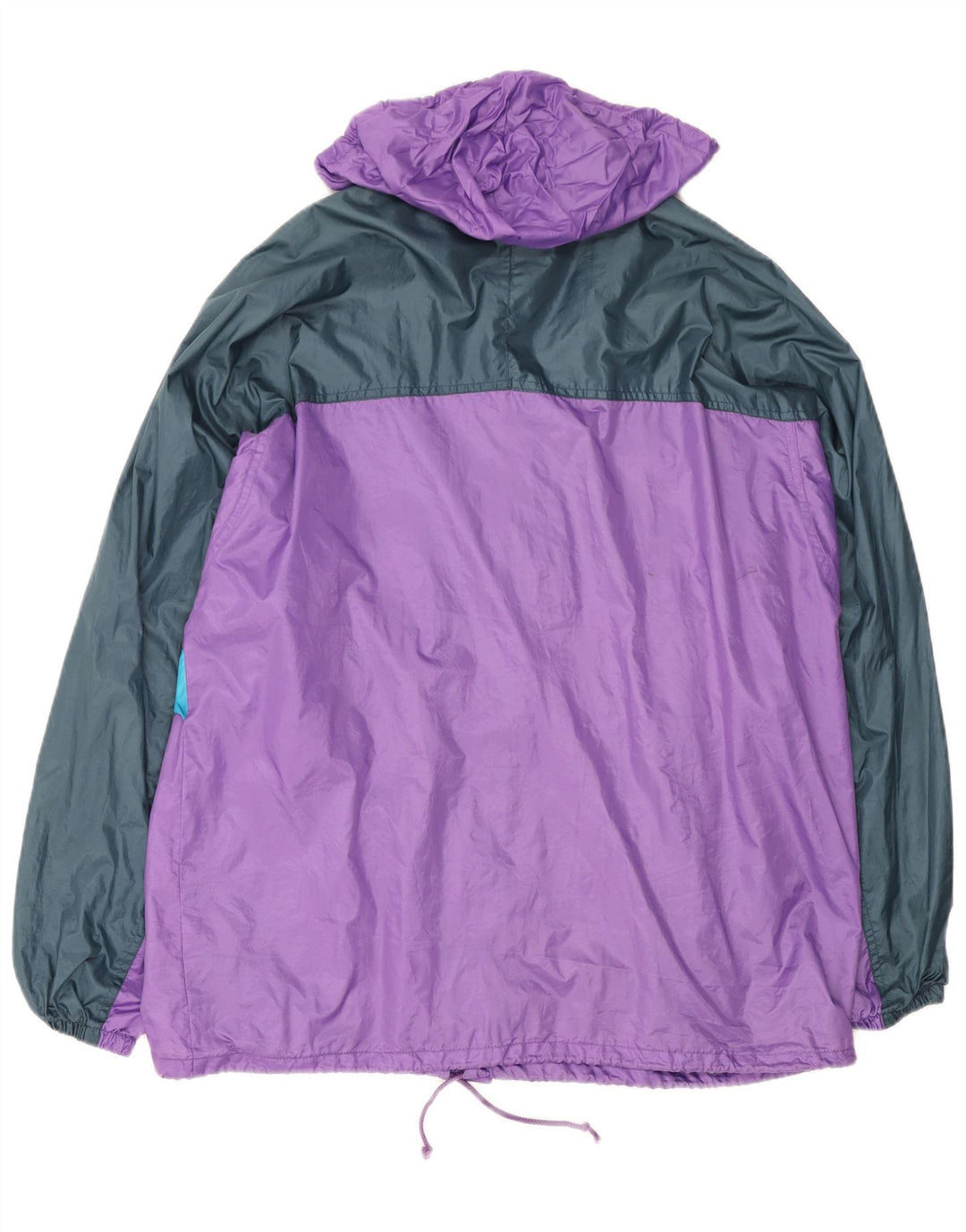 Capt. Cook Veste de pluie à capuche pour homme UK 44 2XL Violet Colourblock Rétro