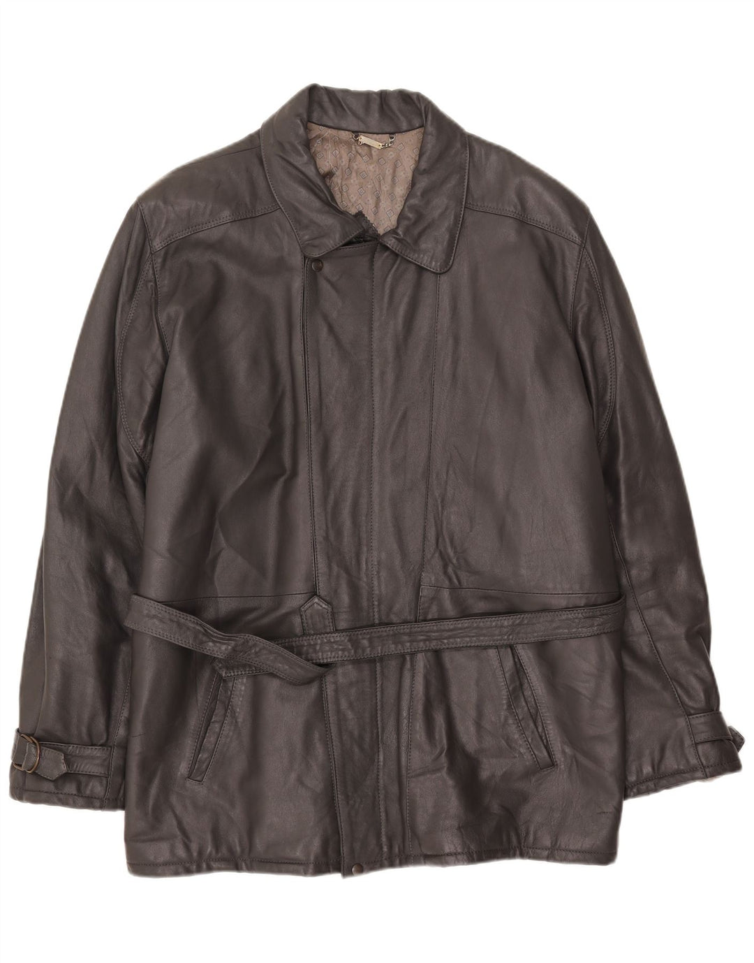 Veste en cuir homme Michel IT 58 4XL cuir gris