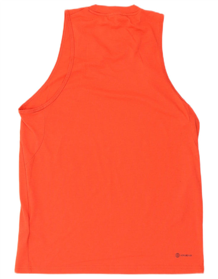 Adidas Homme Aeroready Débardeur Orange Moyen Polyester