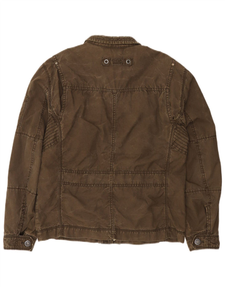 Camel Active Veste utilitaire pour homme UK 38 Kaki moyen