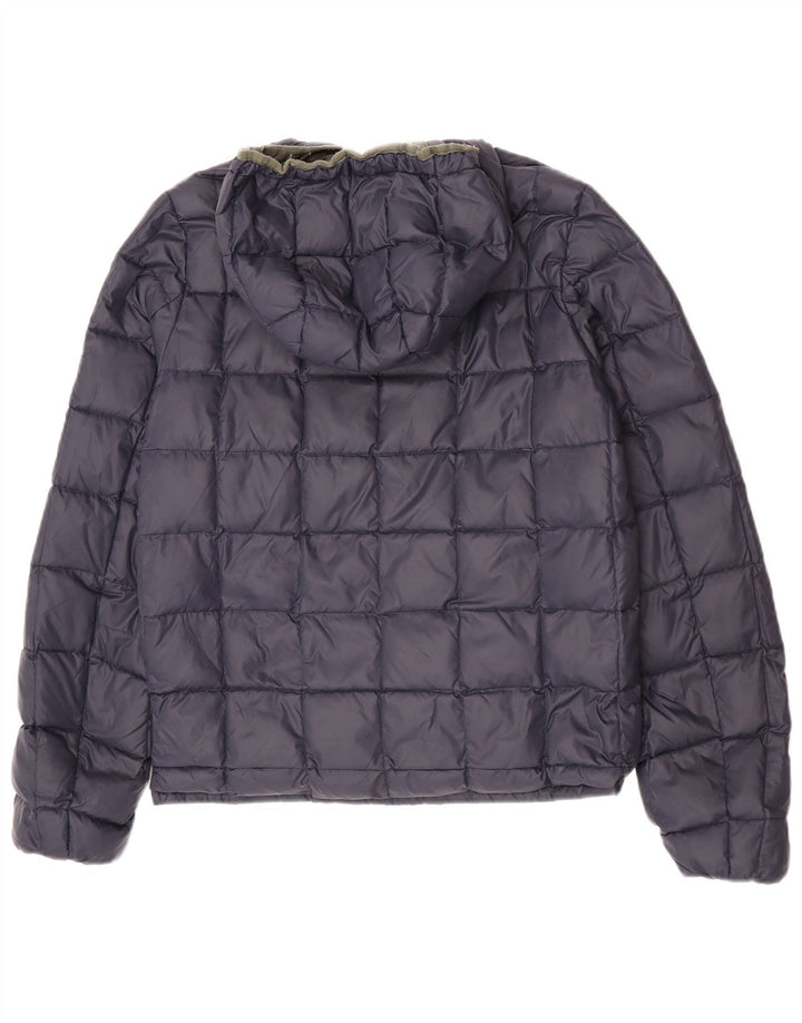 K-Way Veste matelassée réversible à capuche pour homme UK 38 Vert moyen Polyamide
