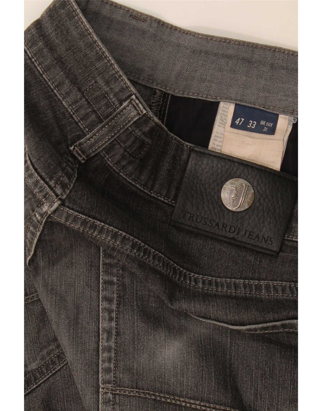 Trussardi Jean Droit W31 L31 Gris Homme