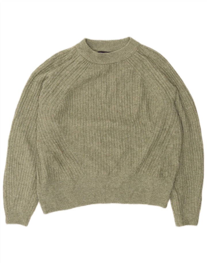 Marks & Spencer Pull col roulé pour femme UK 14 Vert moyen
