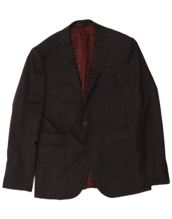 Marks & Spencer Veste blazer coupe slim à 2 boutons pour homme UK 38 laine gris moyen
