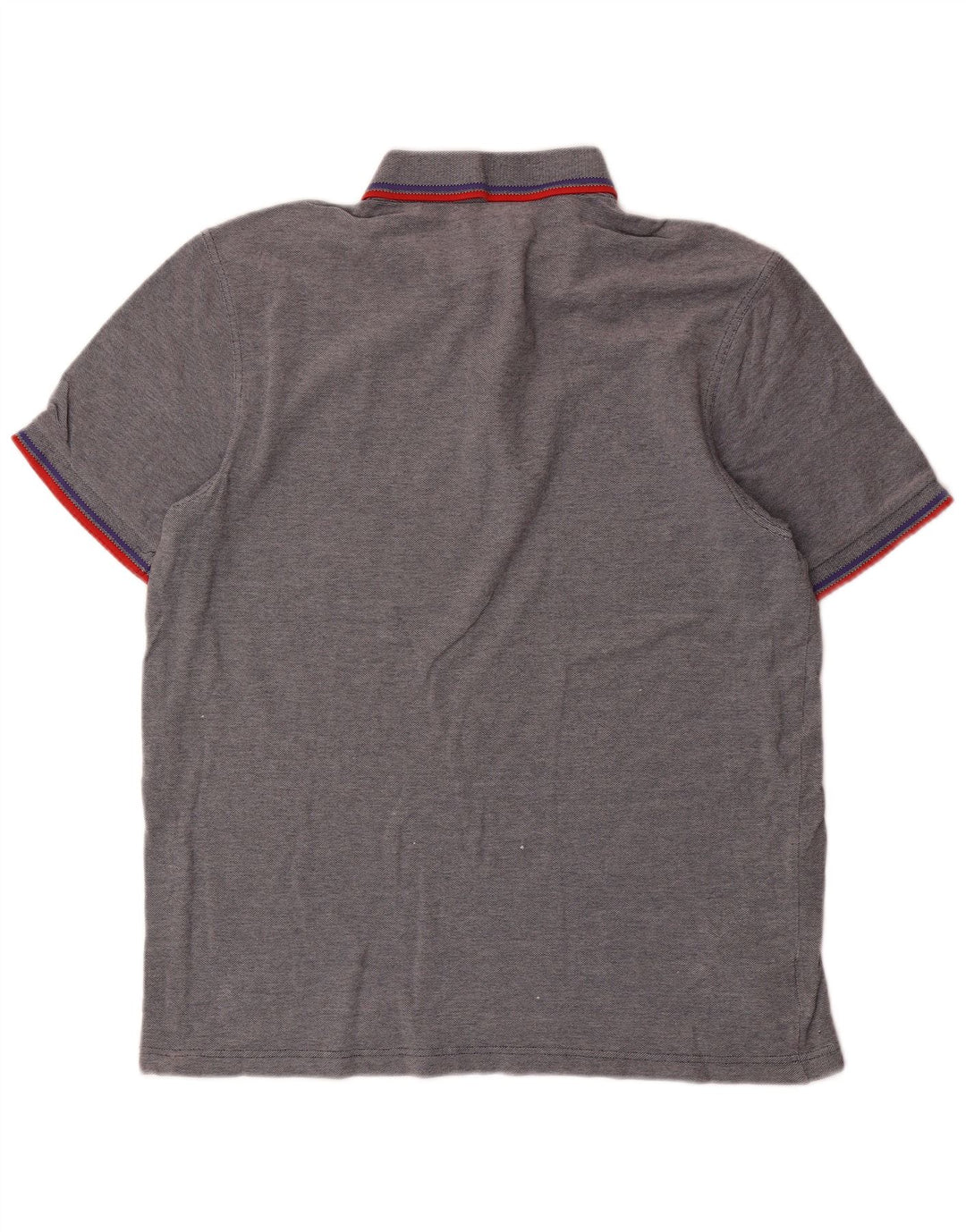 Fred Perry Polo Homme Large Gris Rayé Coton