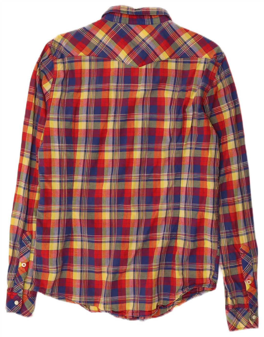 Lee Chemise Western Homme Rouge Moyen à Carreaux Coton