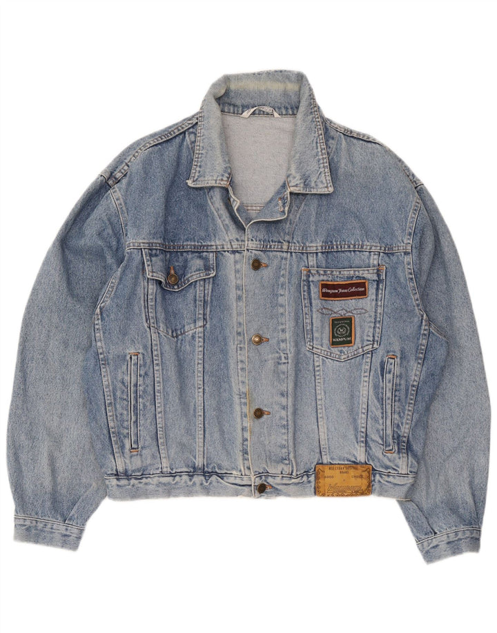 Wampum Veste en jean pour femme UK 16 Large Bleu