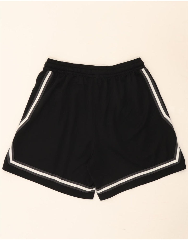 Nike Brooklyn Nets Short de sport pour homme Taille L Noir rayé