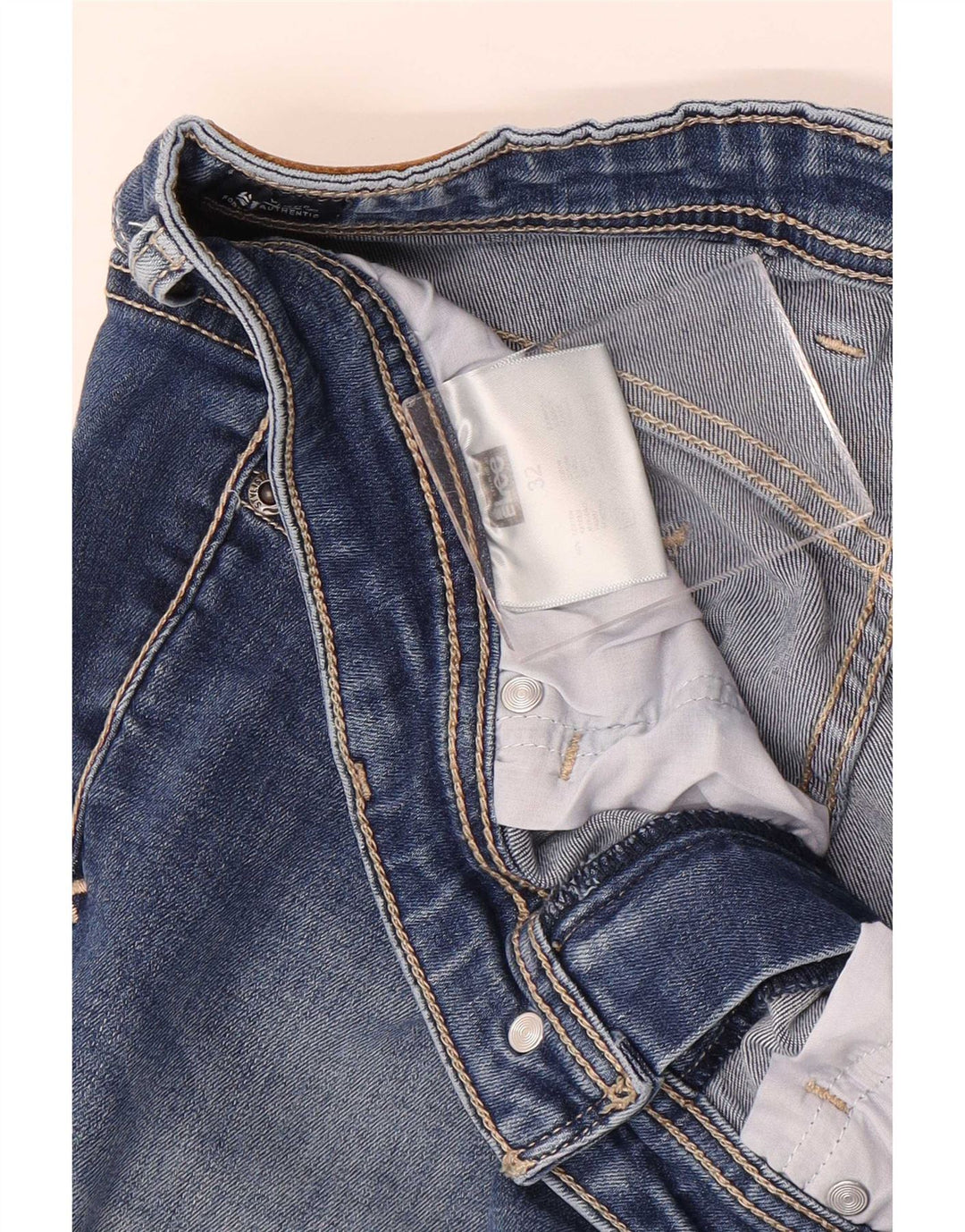 Lee Jean Slim Homme W32 L30 Bleu Coton