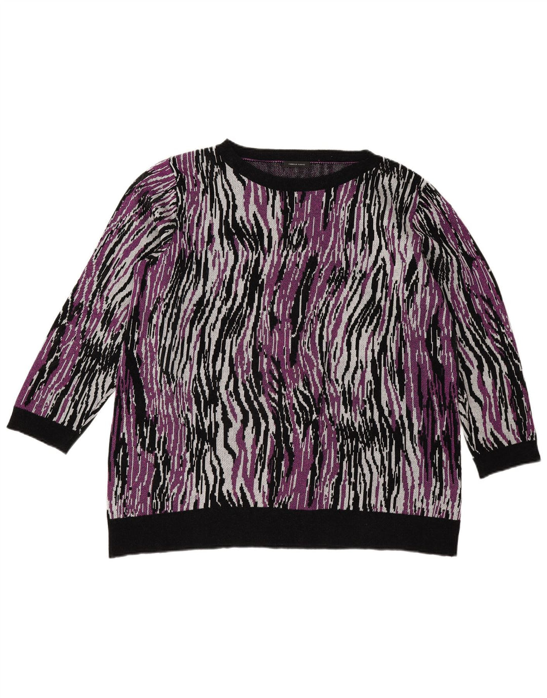 Florela Rubino Pull ras du cou pour femme UK 14 Medium Multicolore