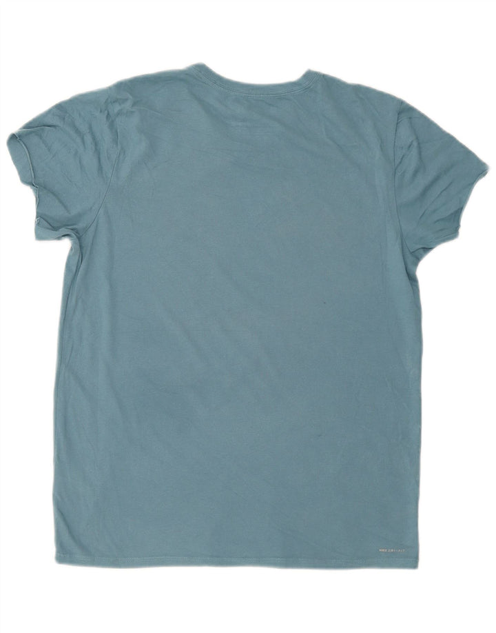 Hurley T-Shirt Dri Fit Graphic Homme Bleu Moyen Coton