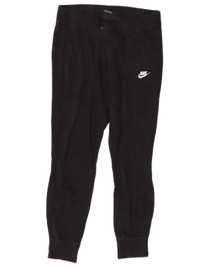 Nike Pantalon de survêtement pour femme en coton noir moyen UK 12