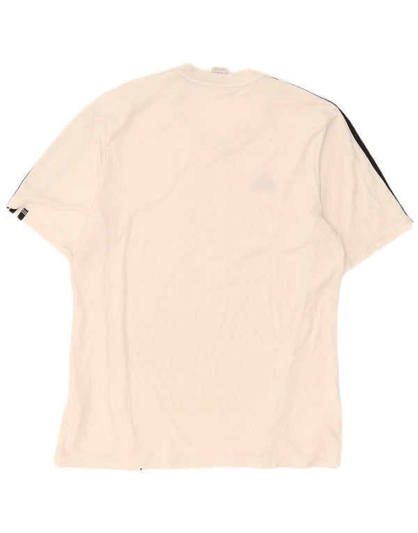 Adidas Hommes Climalite T-Shirt Haut Grand Blanc Polyester