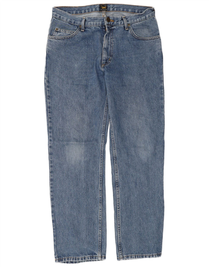LEE Jean Droit Brooklyn Comfort Homme W32 L30 Bleu Coton