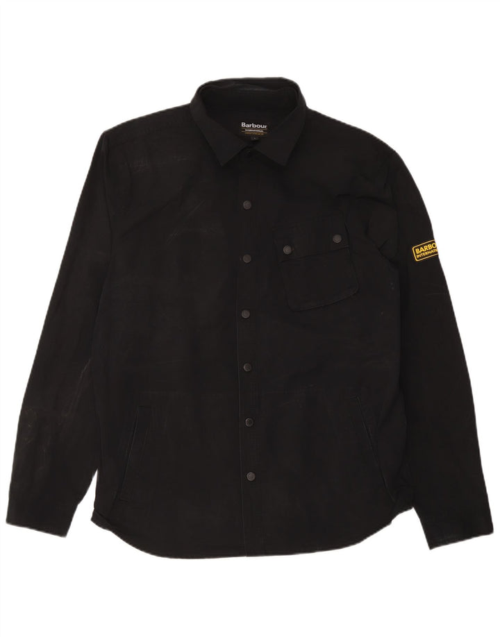 Barbour Chemise surchemise homme grand noir polyester