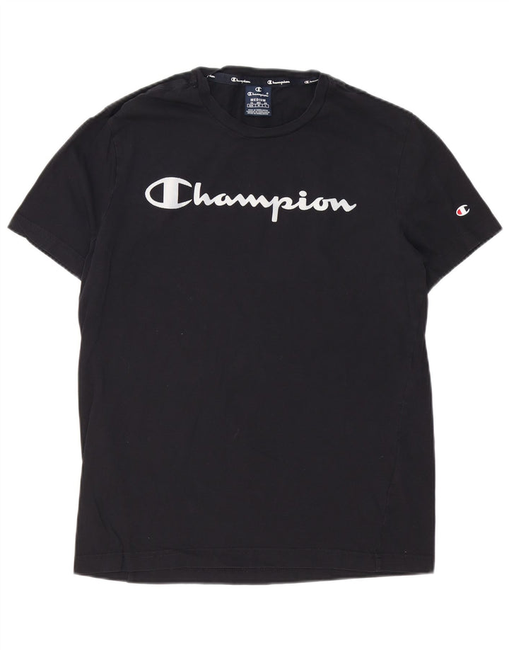 Champion T-Shirt Graphique Homme Noir Moyen Coton