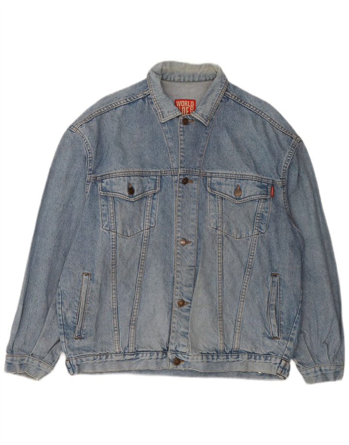 CASSUCI Veste en Jean Homme UK 42 XL Bleu Coton