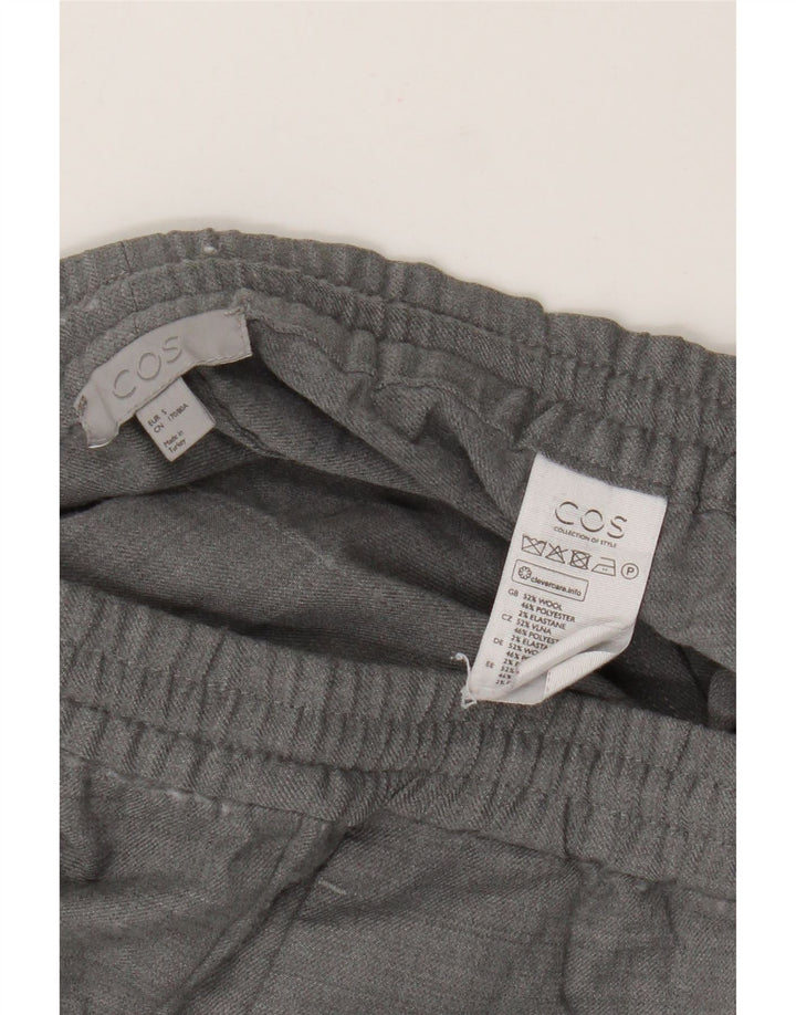 Cos Pantalon Cargo Joggers Homme Petit W29 L27 Laine Grise