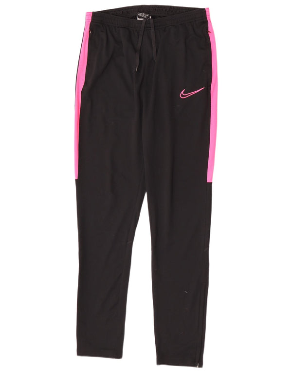 Nike Pantalon de survêtement Dri Fit pour femme UK 14 Noir moyen Colourblock