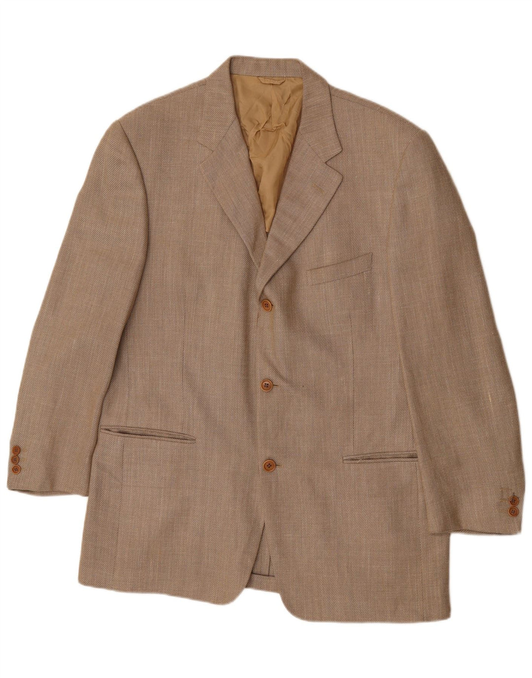 Cerruti 1881 Veste Blazer 3 Boutons Homme IT 54 2XL Laine Beige