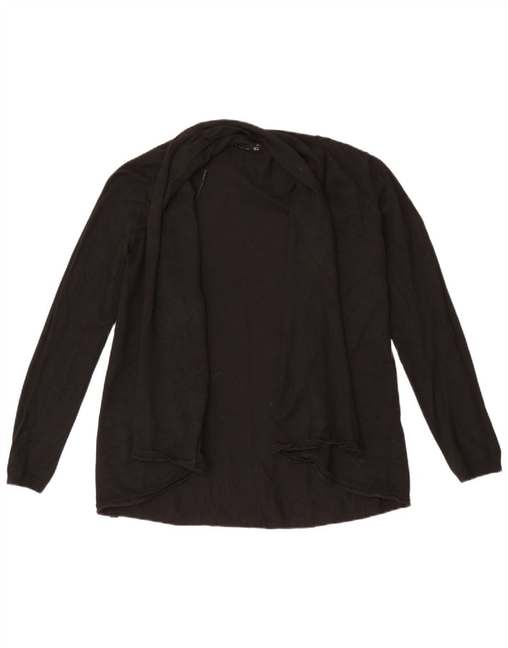 Zara Cardigan ouvert pour femme UK 14 Large Noir