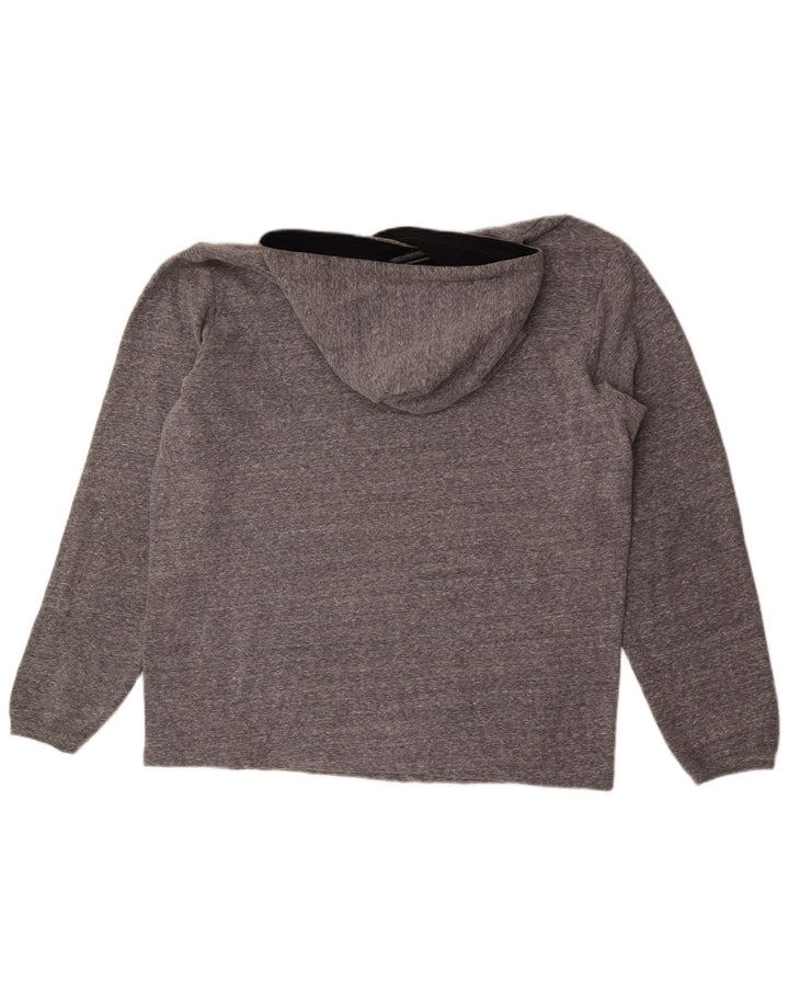 Hurley Pull à capuche graphique pour homme en coton gris moyen
