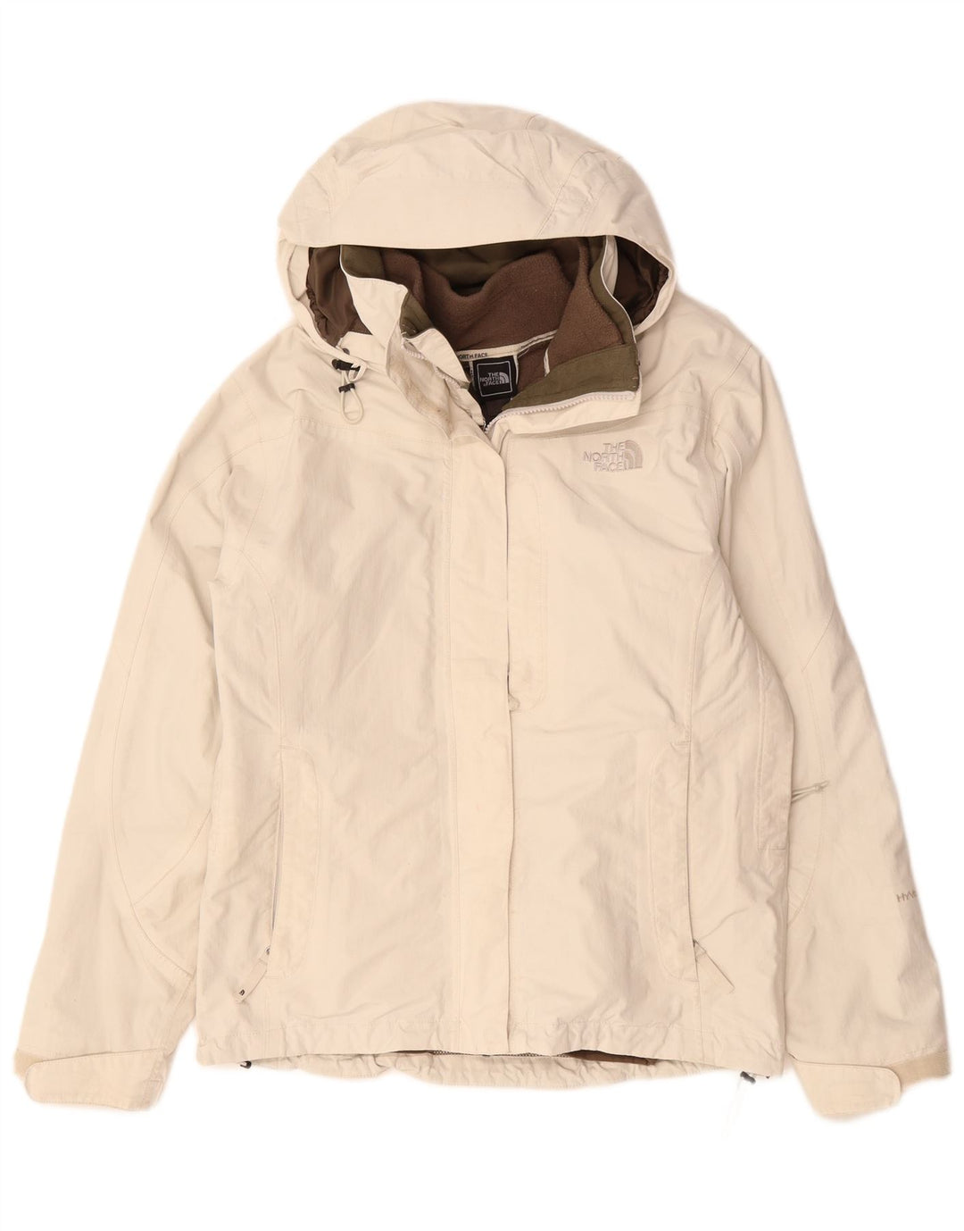 The North Face Veste coupe-vent pour femme UK 14 Medium Off White Polyester