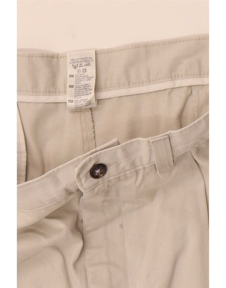 Marks & Spencer Short chino Pegged W36 pour homme en coton blanc cassé